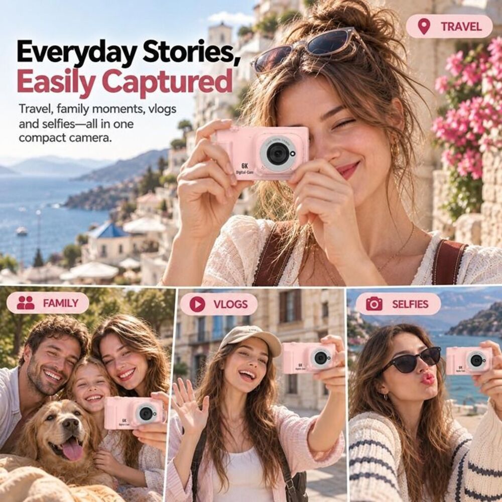Digital Camera with Detachable Mini Camera - Picture 4 of 9